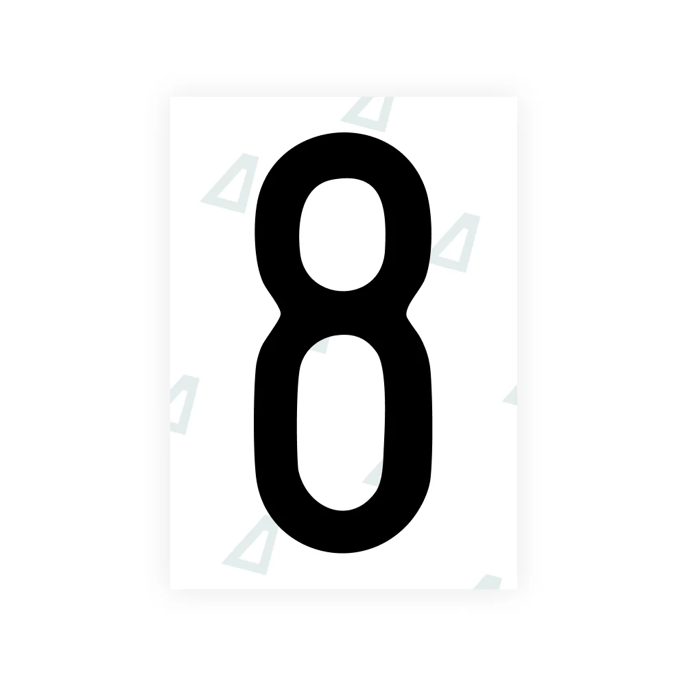 Alite Nanofilm for US (Nevada 2024 - Embossed) license plates - Symbol "8"
