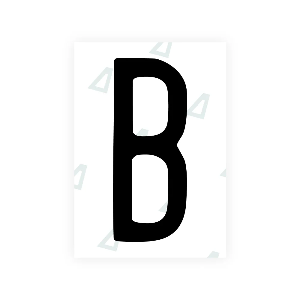 Alite Nanofilm for US (Nevada 2024 - Embossed) license plates - Symbol "B"