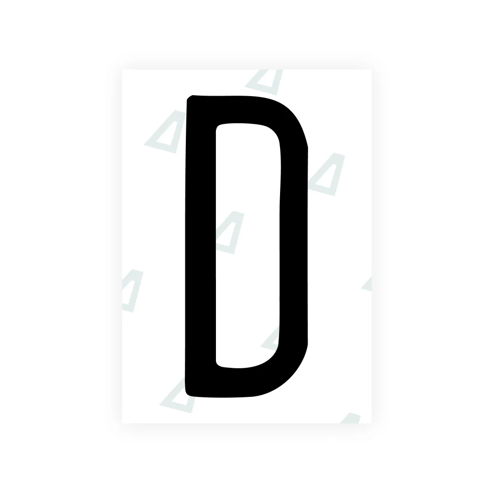 Alite Nanofilm for US (Nevada 2024 - Embossed) license plates - Symbol "D"