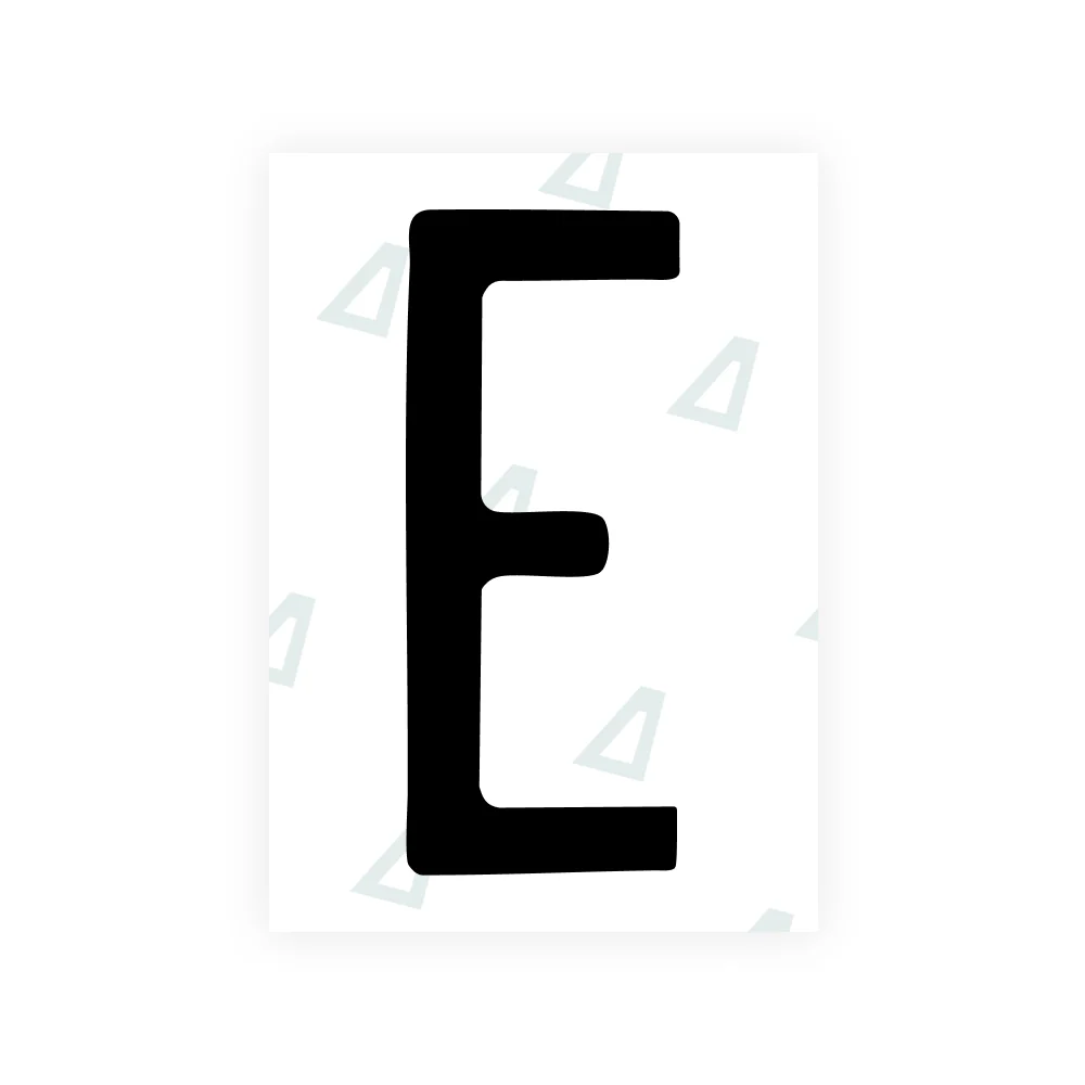 Alite Nanofilm for US (Nevada 2024 - Embossed) license plates - Symbol "E"