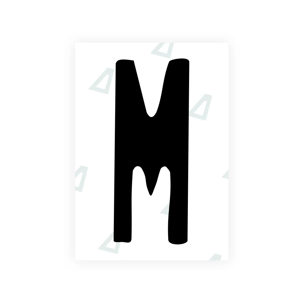 Alite Nanofilm for US (Mississippi) license plates - Symbol "M"