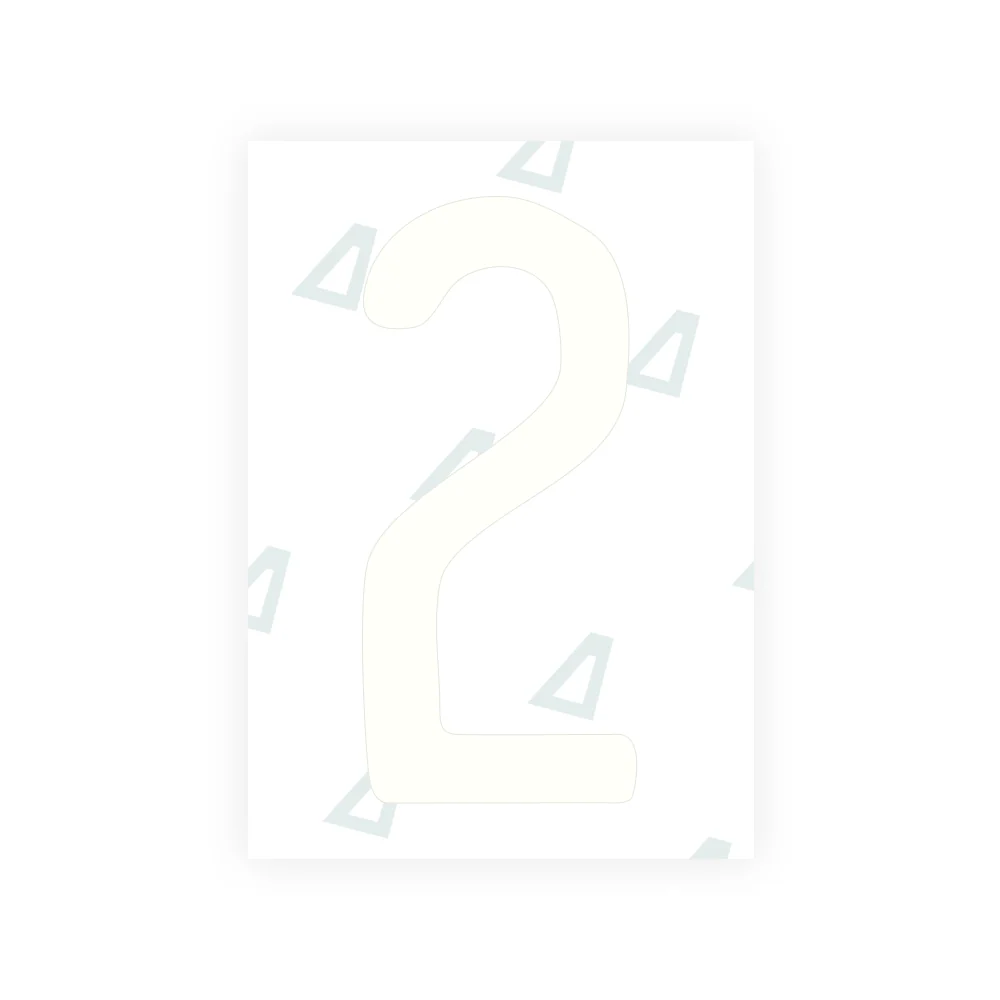 Alite Nanofilm for US (New Hampshire) license plates - Symbol "2" - Image 2
