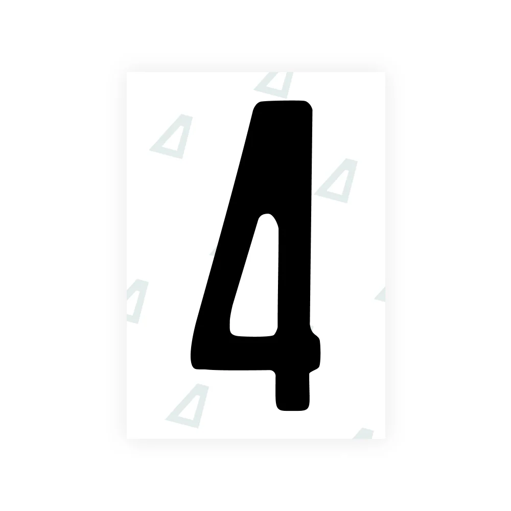 Alite Nanofilm for US (Maine) license plates - Symbol "4"