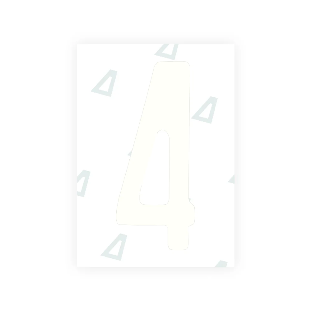 Alite Nanofilm for US (Maine) license plates - Symbol "4" - Image 2