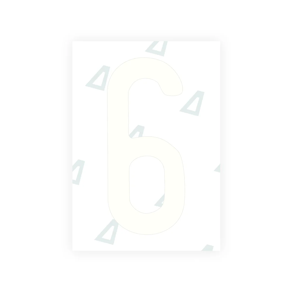 Alite Nanofilm for US (Maine) license plates - Symbol "6" - Image 2