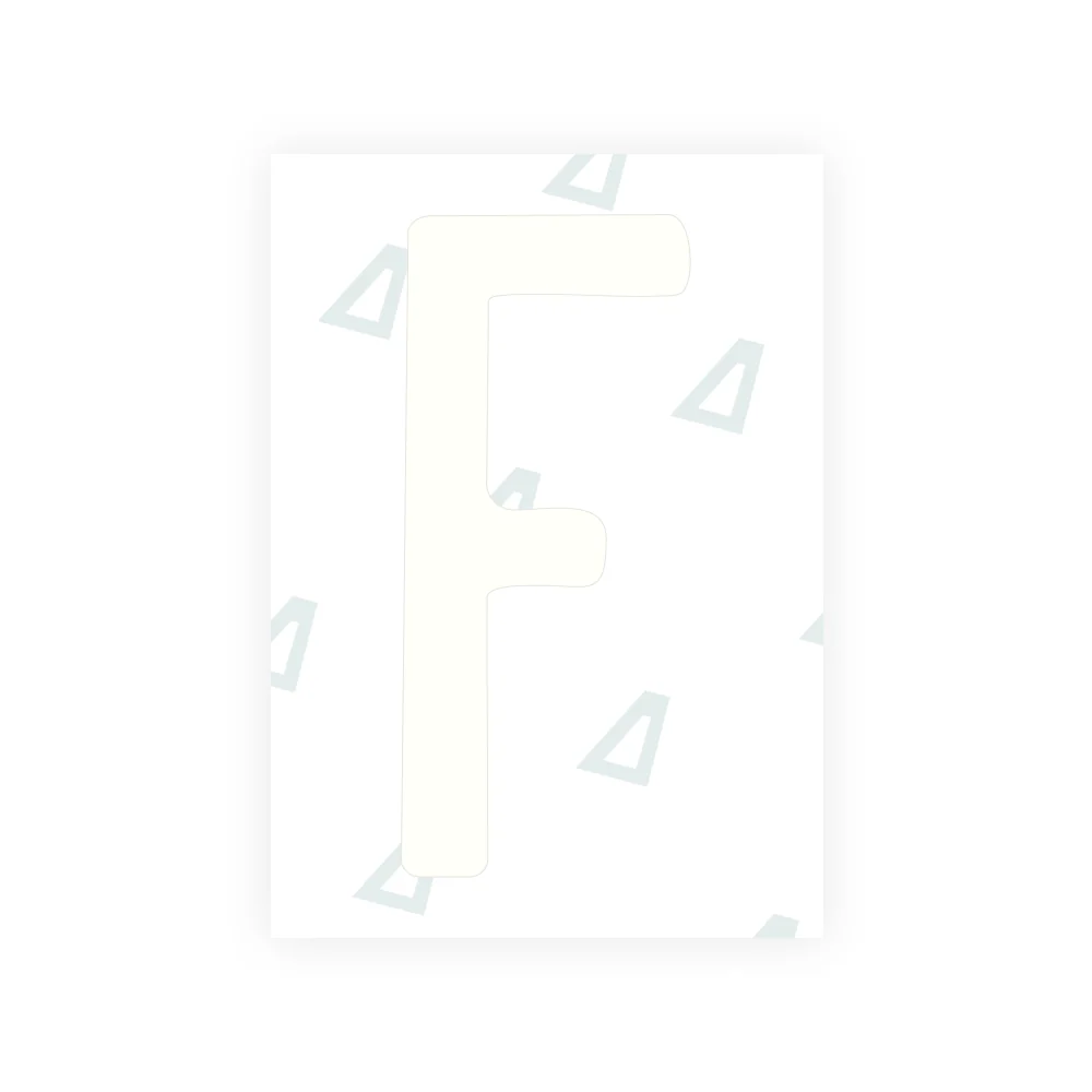 Alite Nanofilm for US (New Hampshire) license plates - Symbol "F" - Image 2