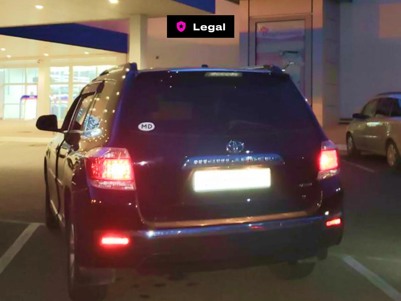 Alite Nanofilm for US (New York 2001) Moto license plates - Symbol "2" - Image 6