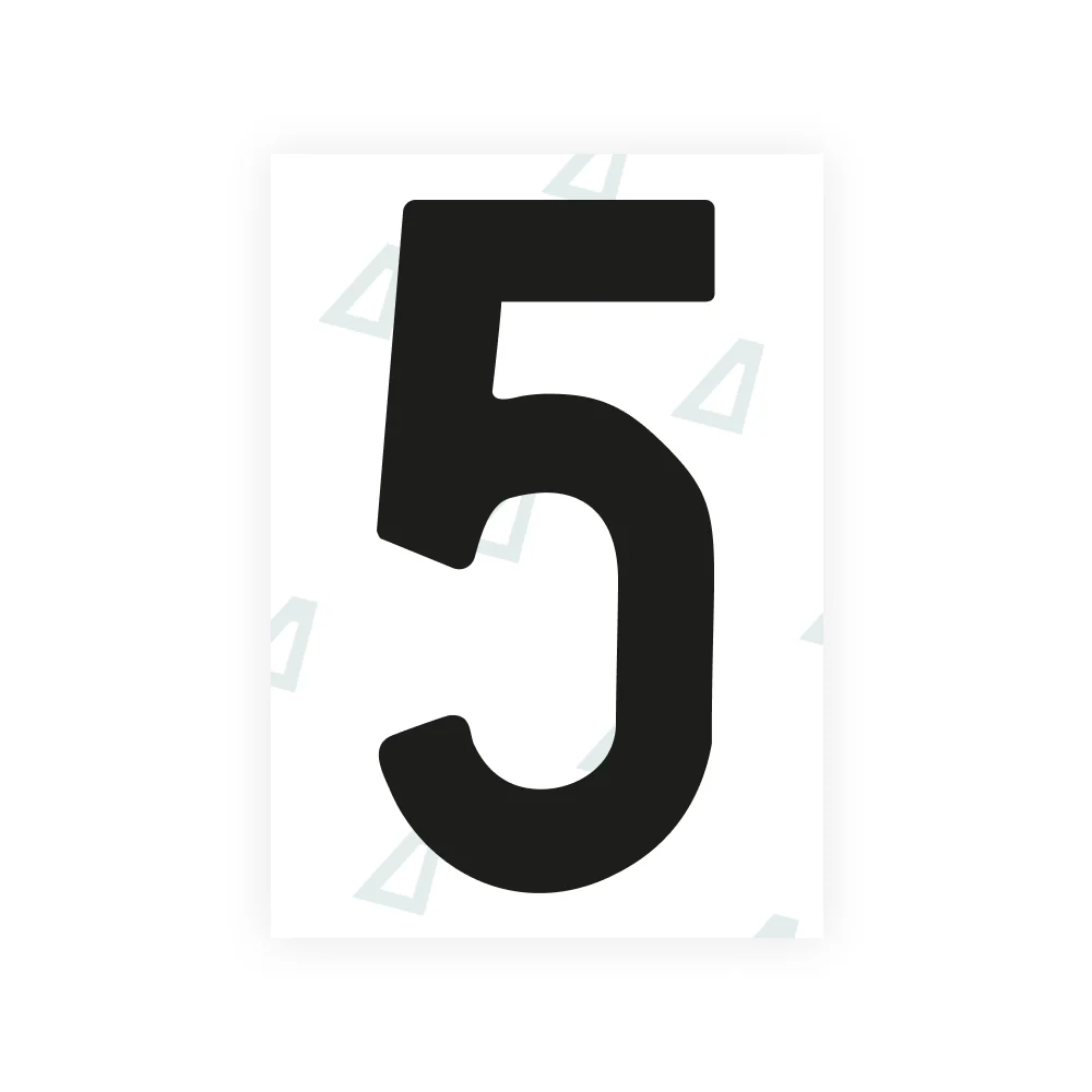 Alite Nanofilm for US (North Dakota) license plates - Symbol "5"