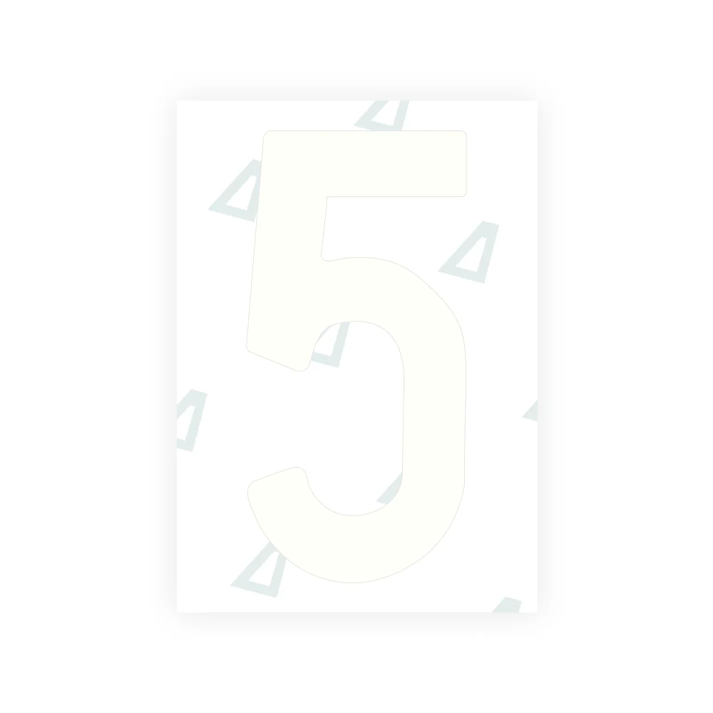 Alite Nanofilm for US (North Dakota) license plates - Symbol "5" - Image 2