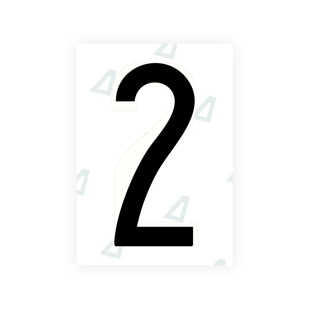 Alite Nanofilm for US (Oregon) license plates - Symbol "2"