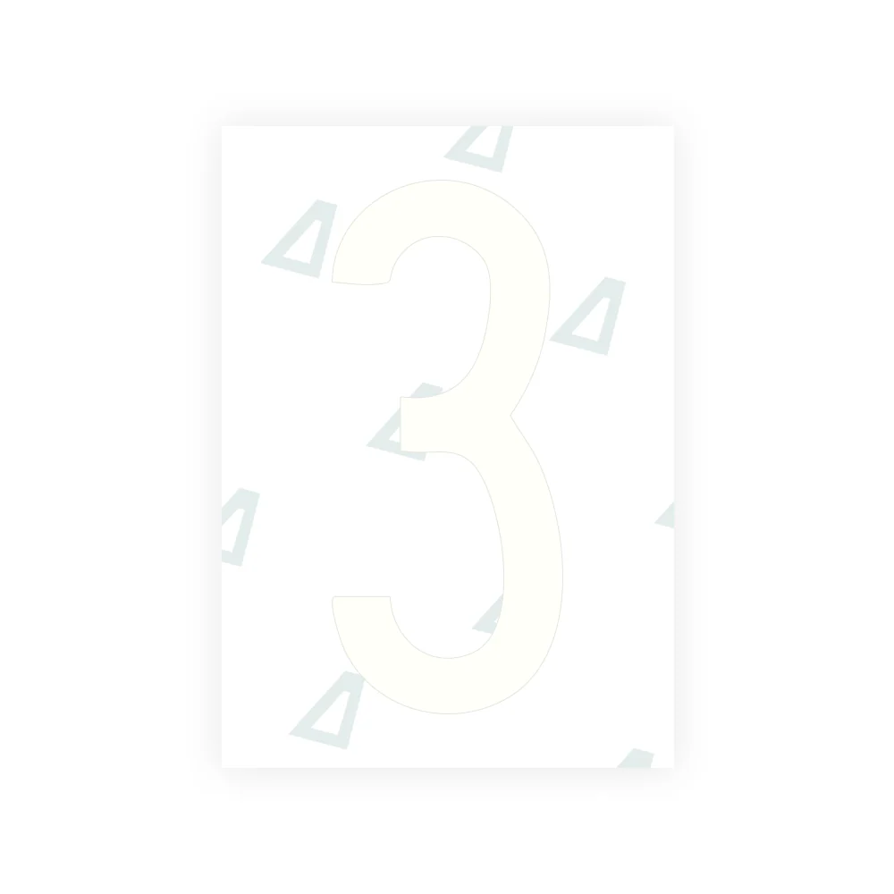 Alite Nanofilm for US (Oregon) license plates - Symbol "3" - Image 2