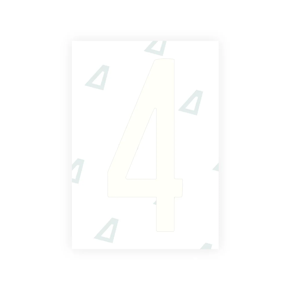 Alite Nanofilm for US (Oregon) license plates - Symbol "4" - Image 2