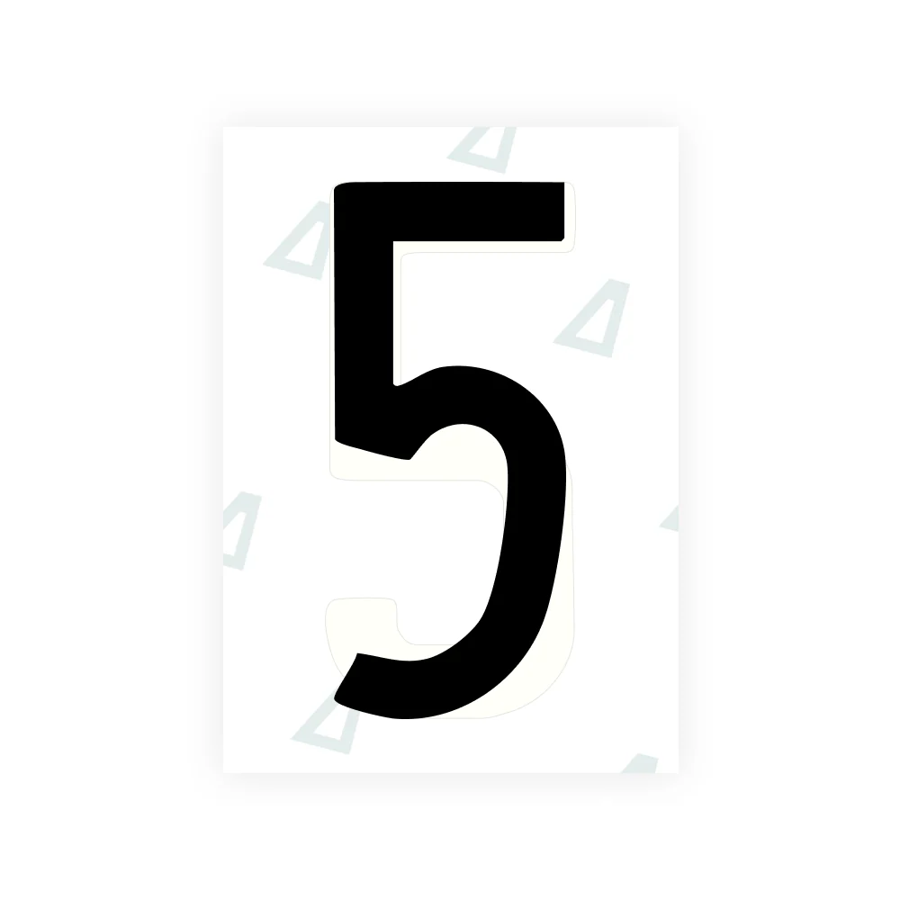 Alite Nanofilm for US (Oregon) license plates - Symbol "5"