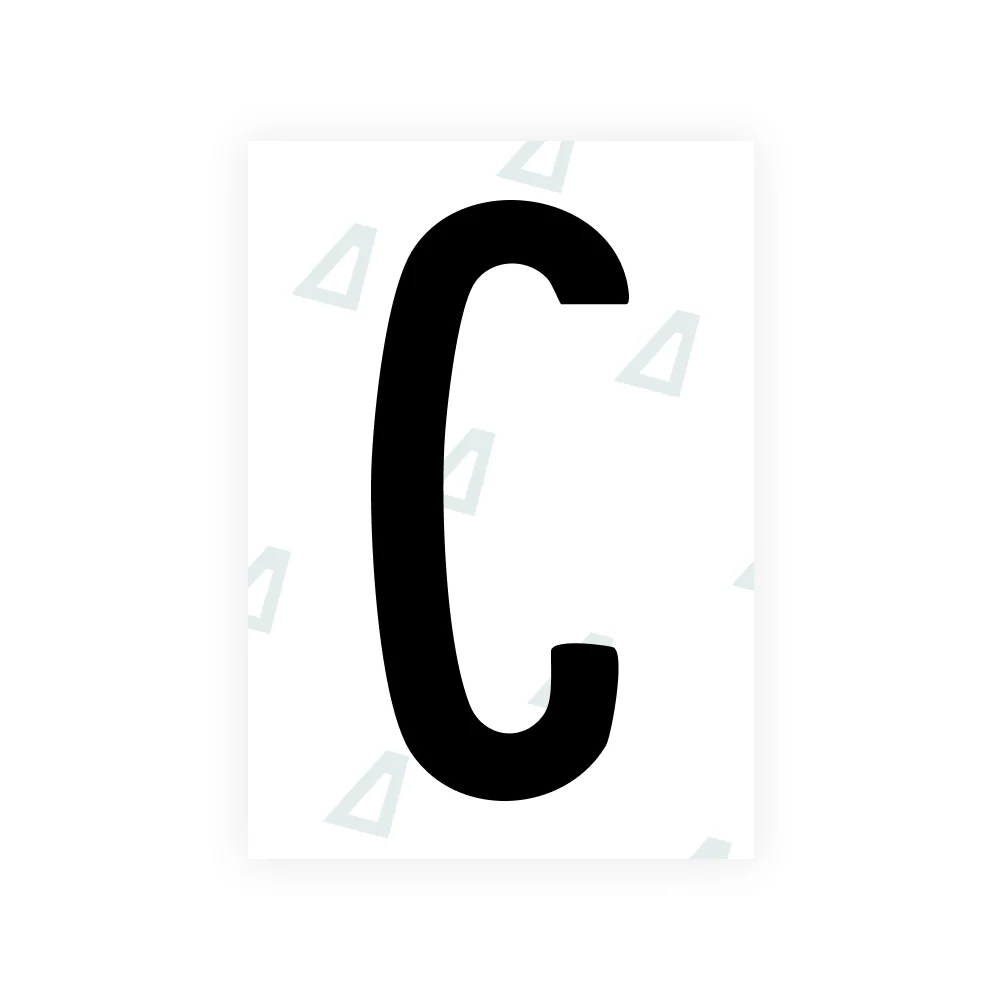 Alite Nanofilm for US (Oregon) license plates - Symbol "C"