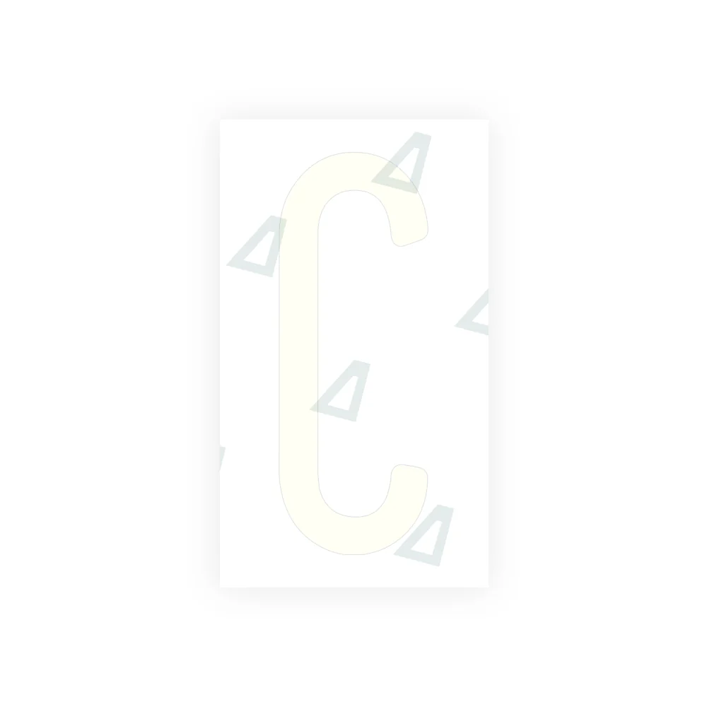 Alite Nanofilm for US (Pennsylvania 2004) license plates - Symbol "C" - Image 2