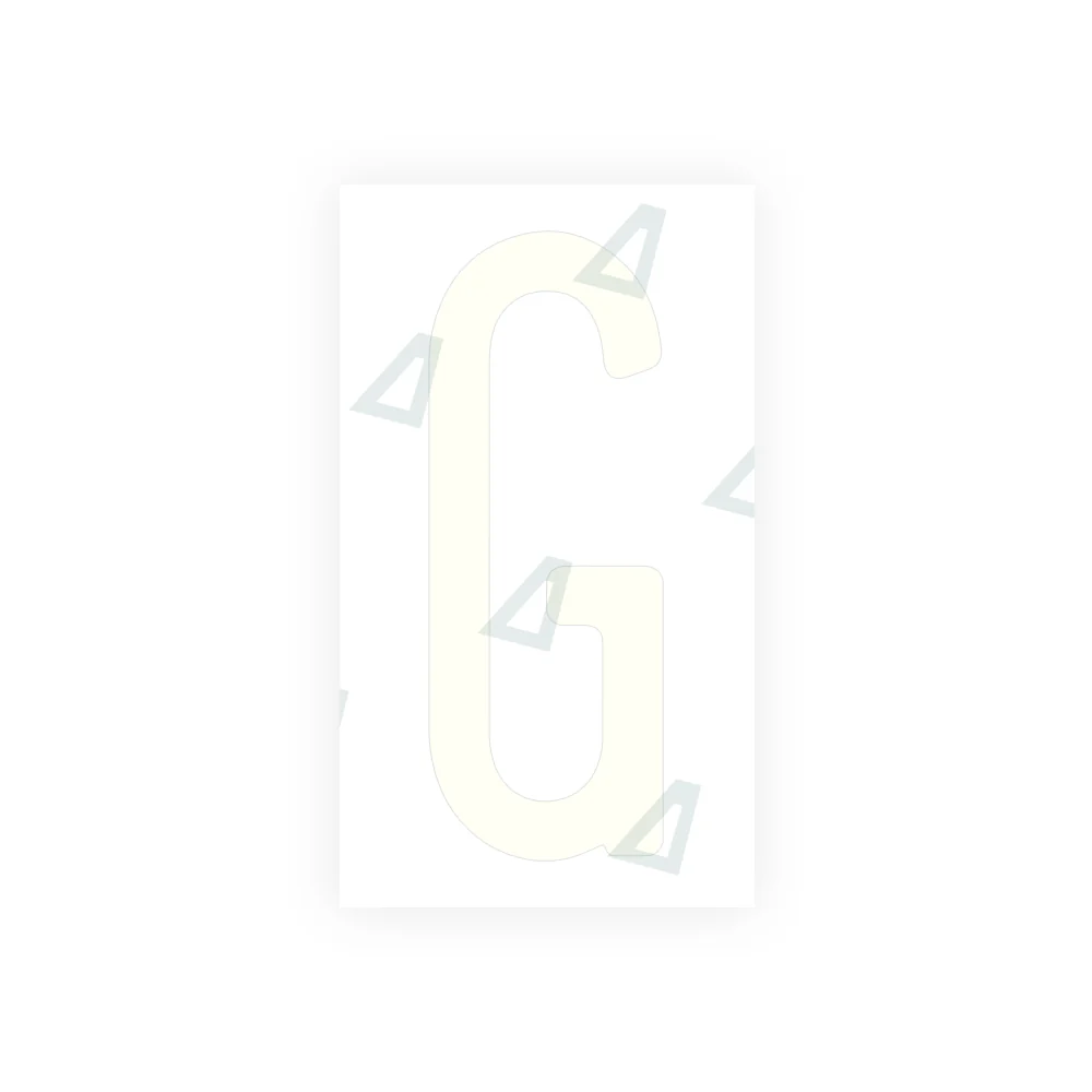 Alite Nanofilm for US (Pennsylvania 2025) license plates - Symbol "G" - Image 2