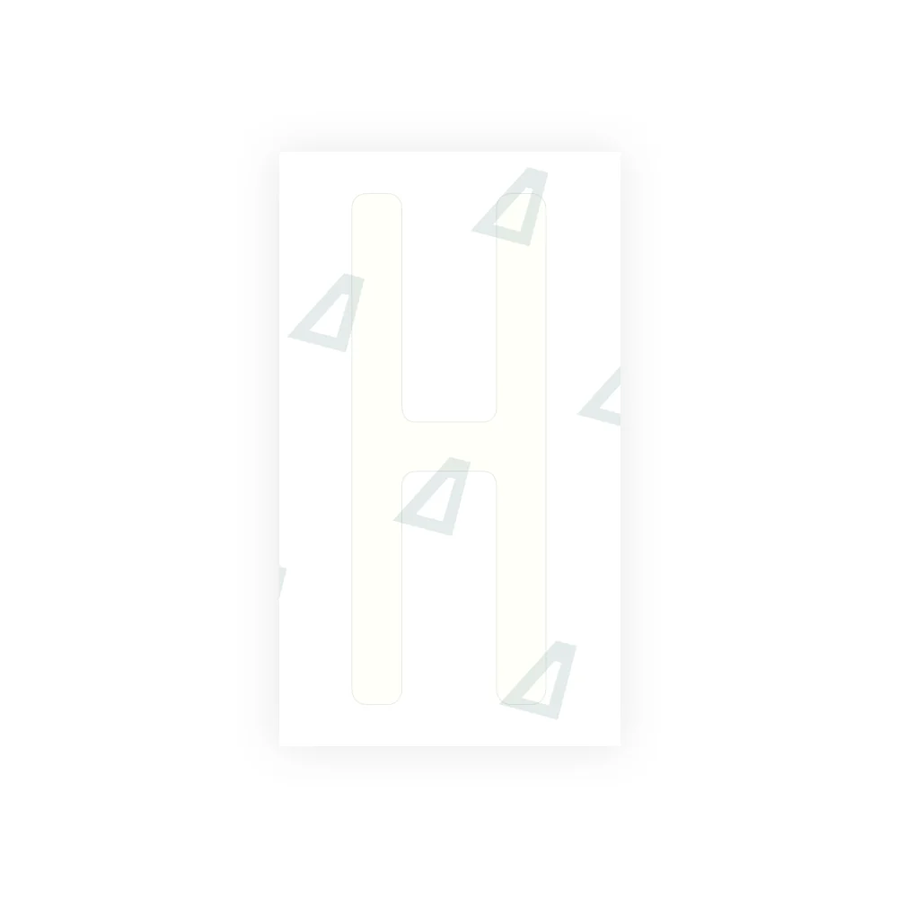Alite Nanofilm for US (Pennsylvania 2004) license plates - Symbol "H" - Image 2