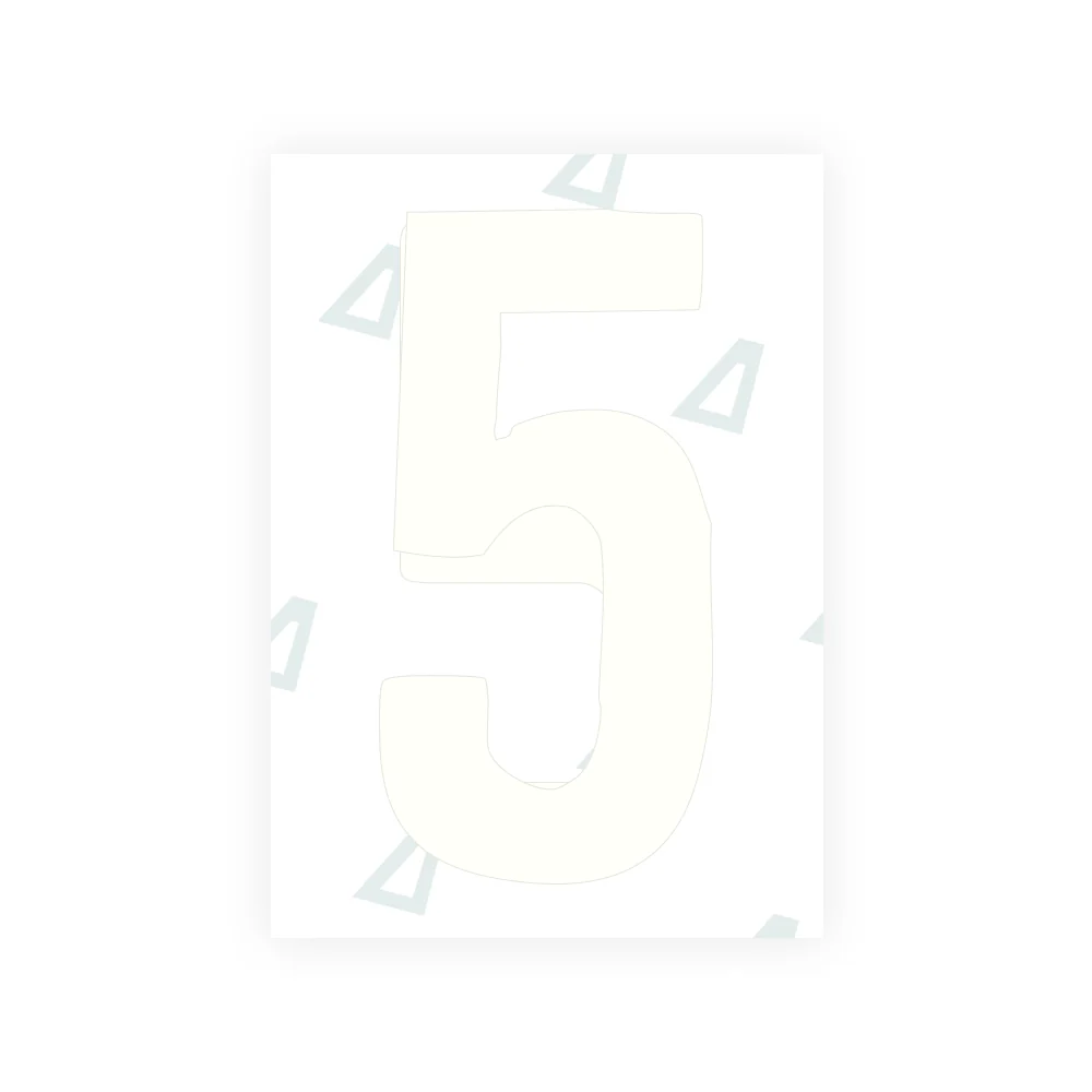 Alite Nanofilm for US (South Dakota) license plates - Symbol "5" - Image 2