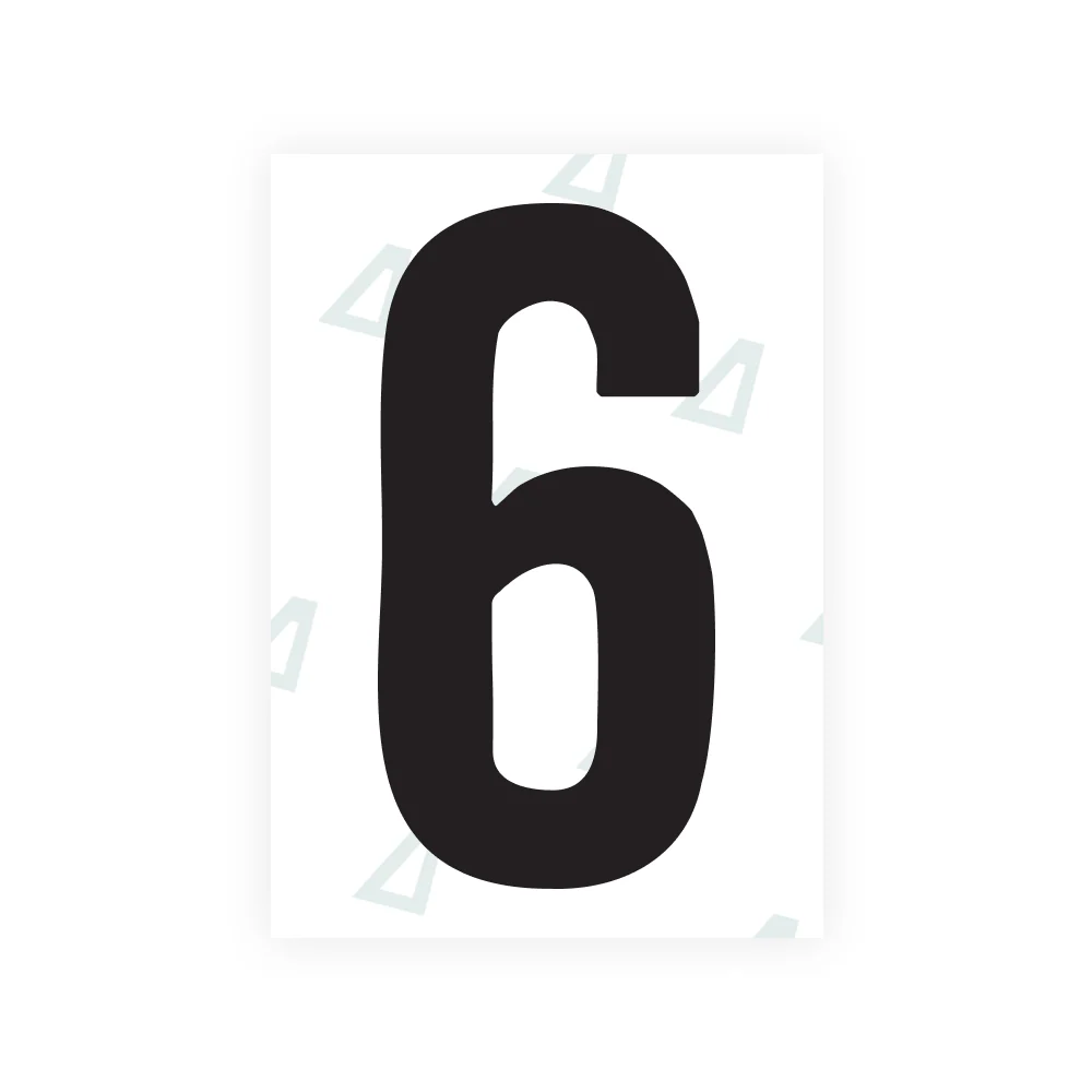 Alite Nanofilm for US (South Dakota) license plates - Symbol "6"