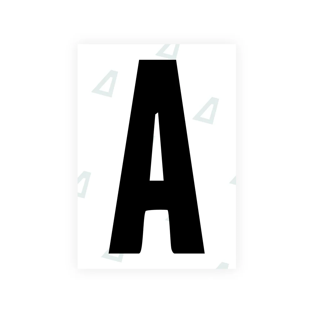 Alite Nanofilm for US (South Dakota) license plates - Symbol "A"