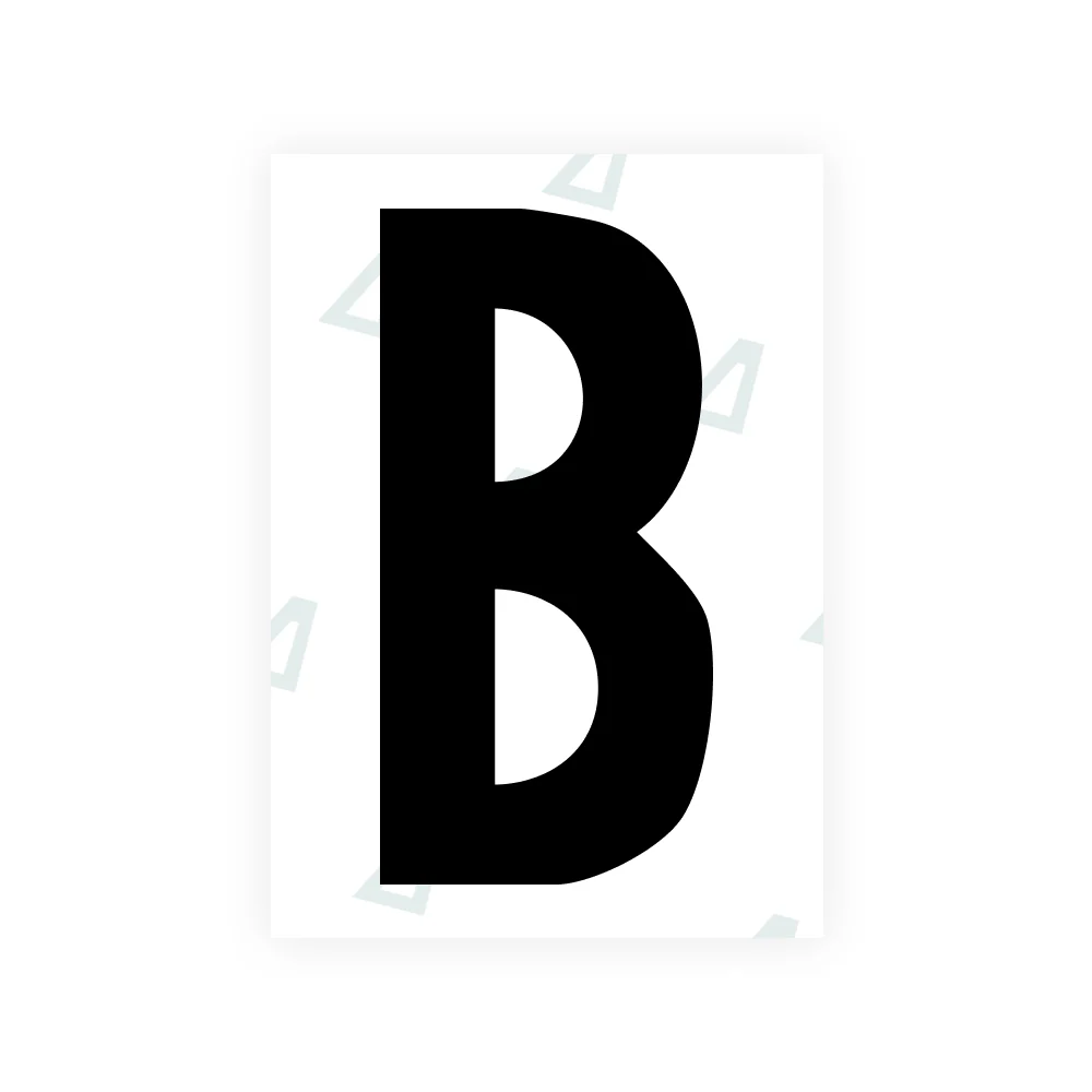 Alite Nanofilm for US (South Dakota) license plates - Symbol "B"