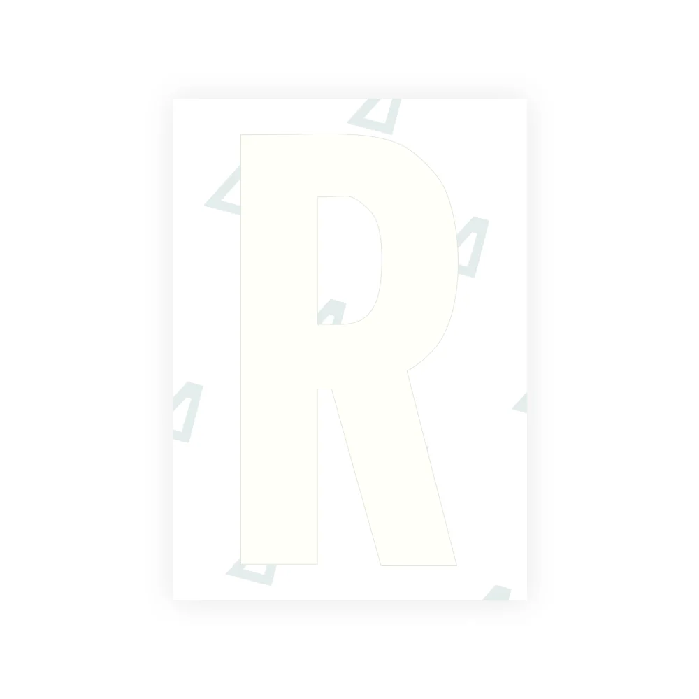 Alite Nanofilm for US (South Dakota) license plates - Symbol "R" - Image 2