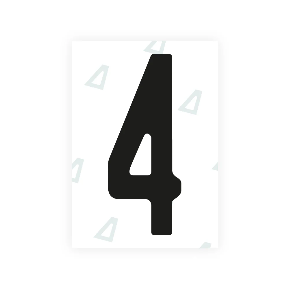 Alite Nanofilm for US (Utah 1994 - Round) license plates - Symbol "4"