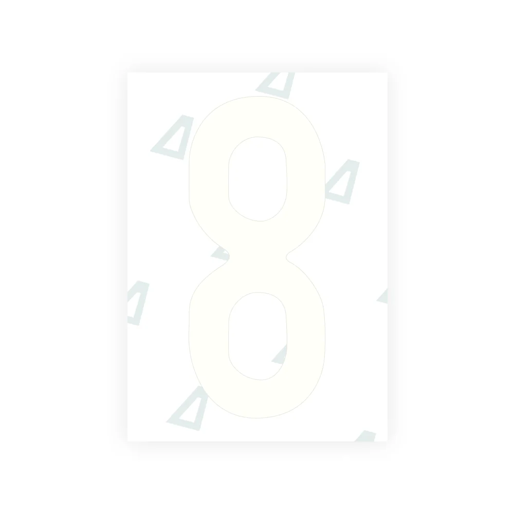Alite Nanofilm for US (Utah 1994 - Round) license plates - Symbol "8" - Image 2