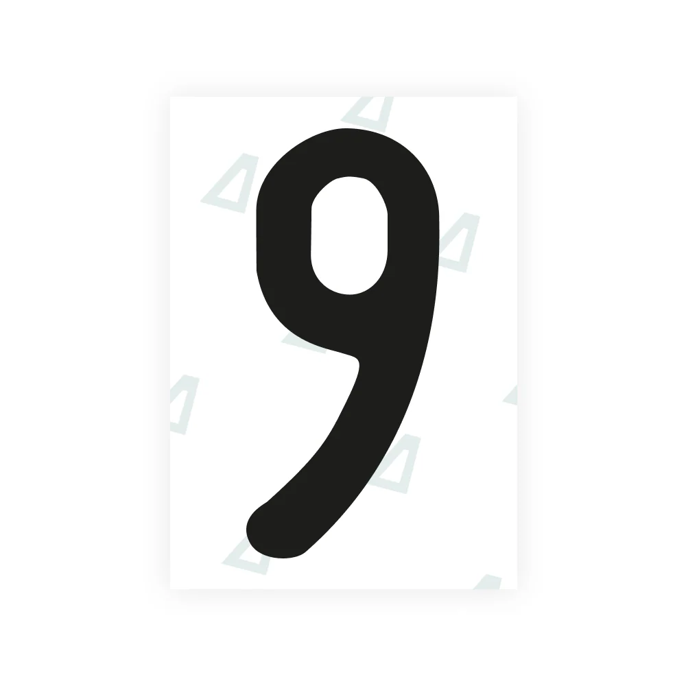 Alite Nanofilm for US (Utah 1994 - Round) license plates - Symbol "9"