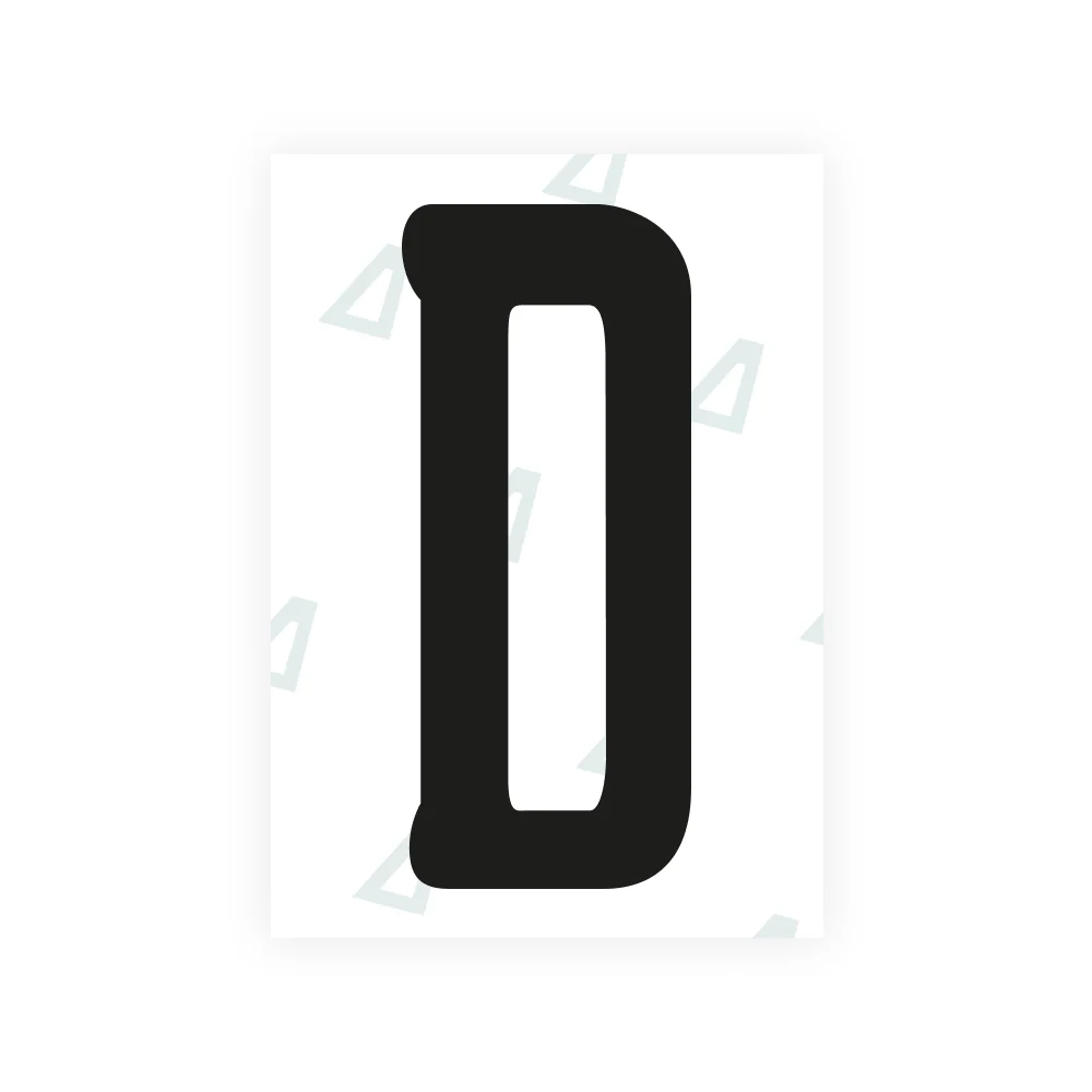 Alite Nanofilm for US (Utah 1994 - Round) license plates - Symbol "D"