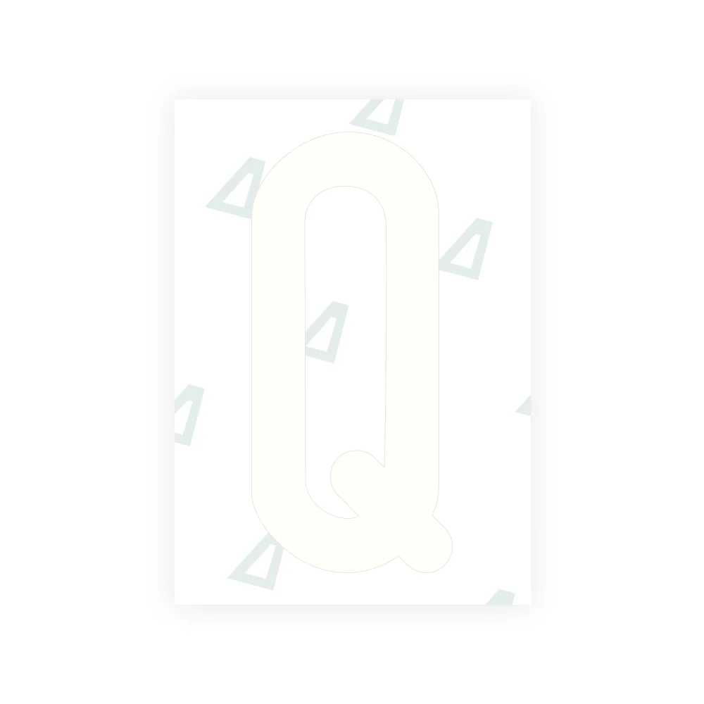 Alite Nanofilm for US (Utah 1994 - Round) license plates - Symbol "Q" - Image 2