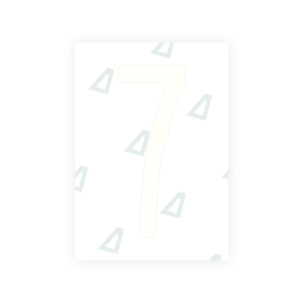 Alite Nanofilm for US (Utah 2023 - Square) license plates - Symbol "7" - Image 2