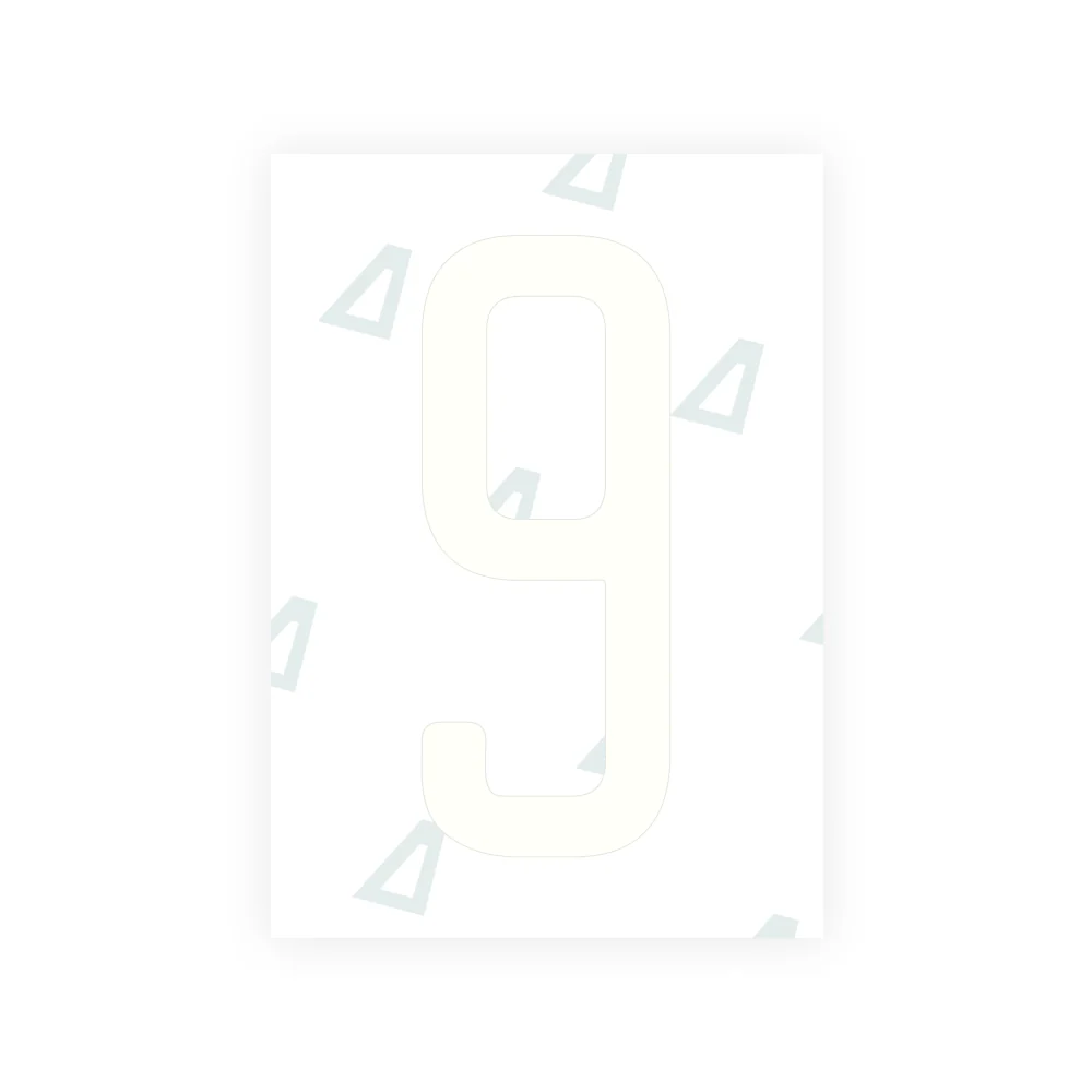 Alite Nanofilm for US (Utah 2023 - Square) license plates - Symbol "9" - Image 2