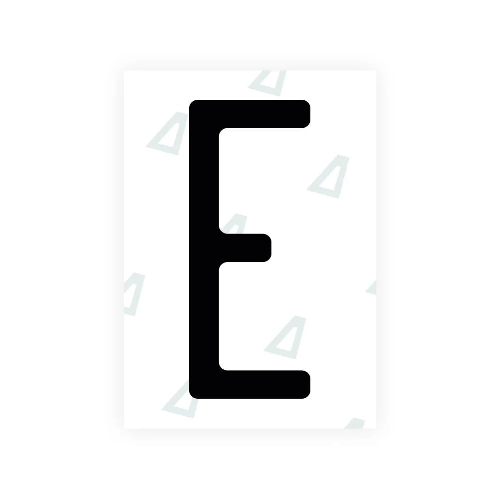 Alite Nanofilm for US (Washington State 2010) license plates - Symbol "E"
