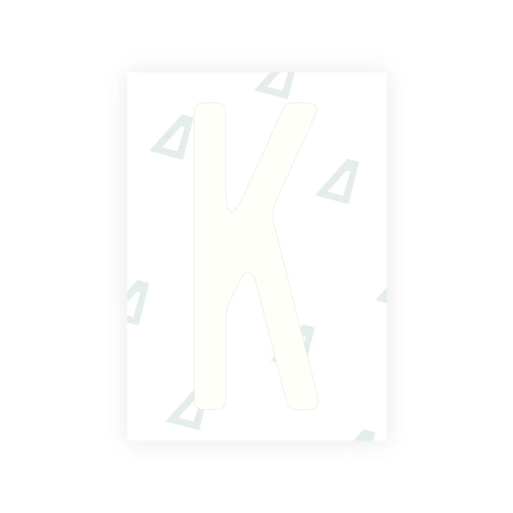 Alite Nanofilm for US (Washington State 2010) license plates - Symbol "K" - Image 2