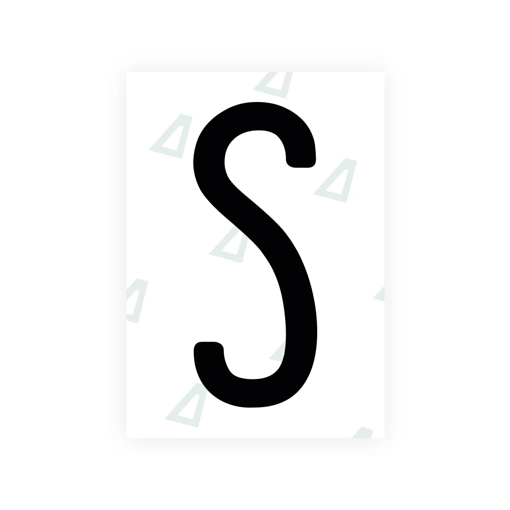 Alite Nanofilm for US (Washington State 2010) license plates - Symbol "S"