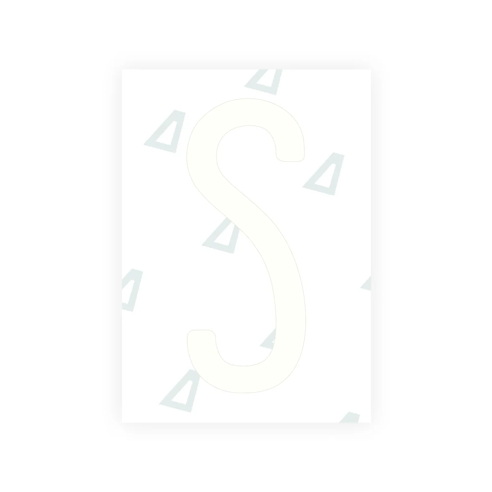 Alite Nanofilm for US (Washington State 2010) license plates - Symbol "S" - Image 2