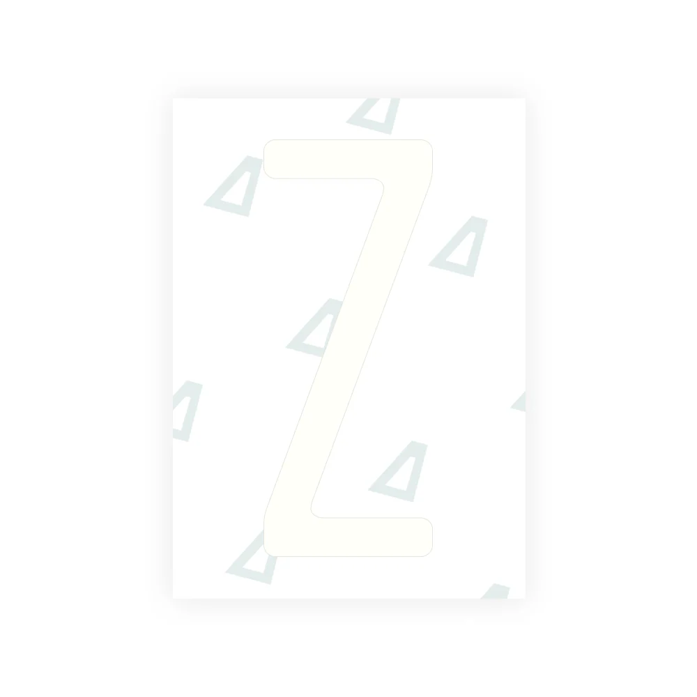 Alite Nanofilm for US (Washington State 2010) license plates - Symbol "Z" - Image 2