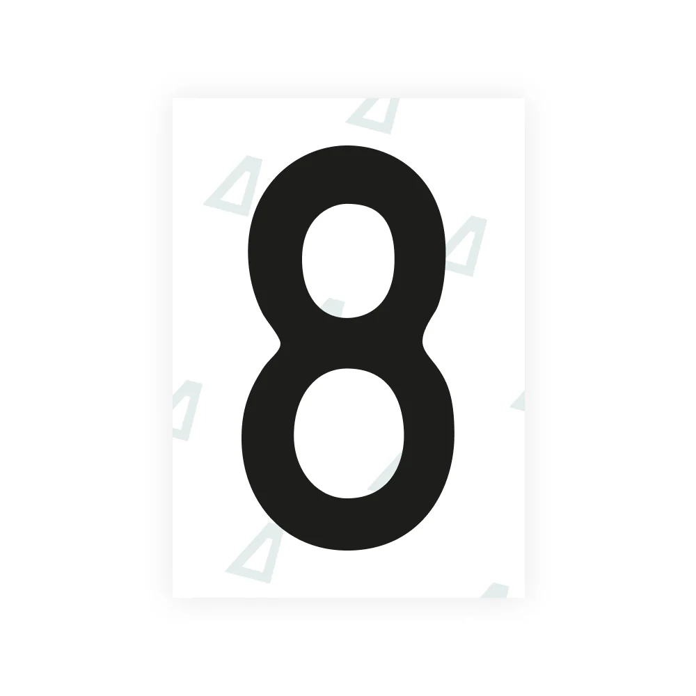 Alite Nanofilm for US (West Virginia 1982) license plates - Symbol "8"
