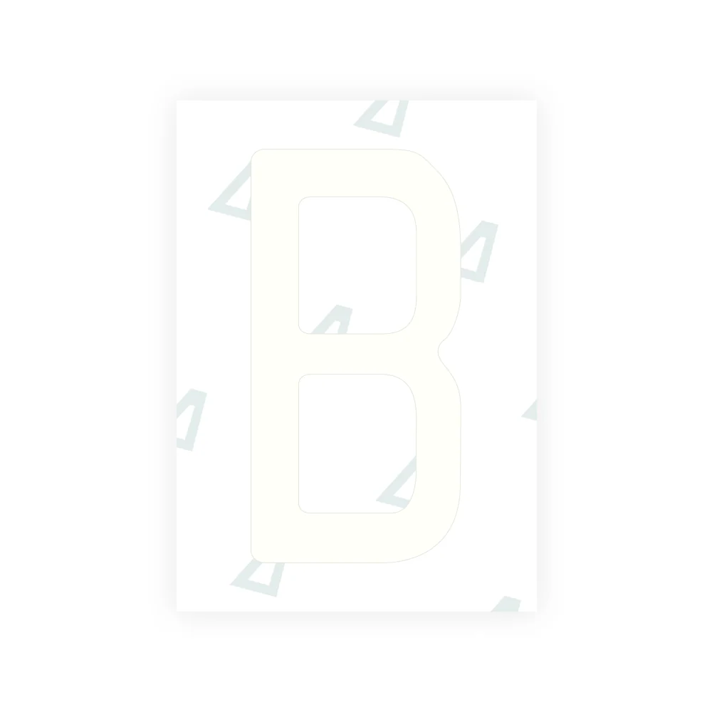 Alite Nanofilm for US (West Virginia 1982) license plates - Symbol "B" - Image 2