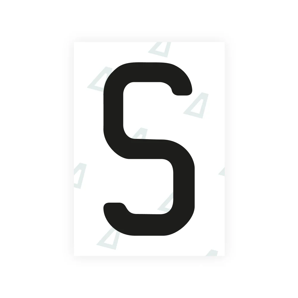 Alite Nanofilm for US (West Virginia 1982) license plates - Symbol "S"