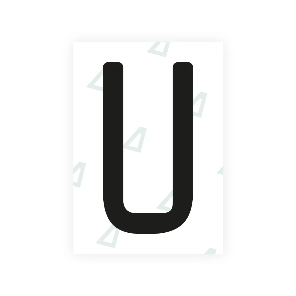 Alite Nanofilm for US (West Virginia 1982) license plates - Symbol "U"