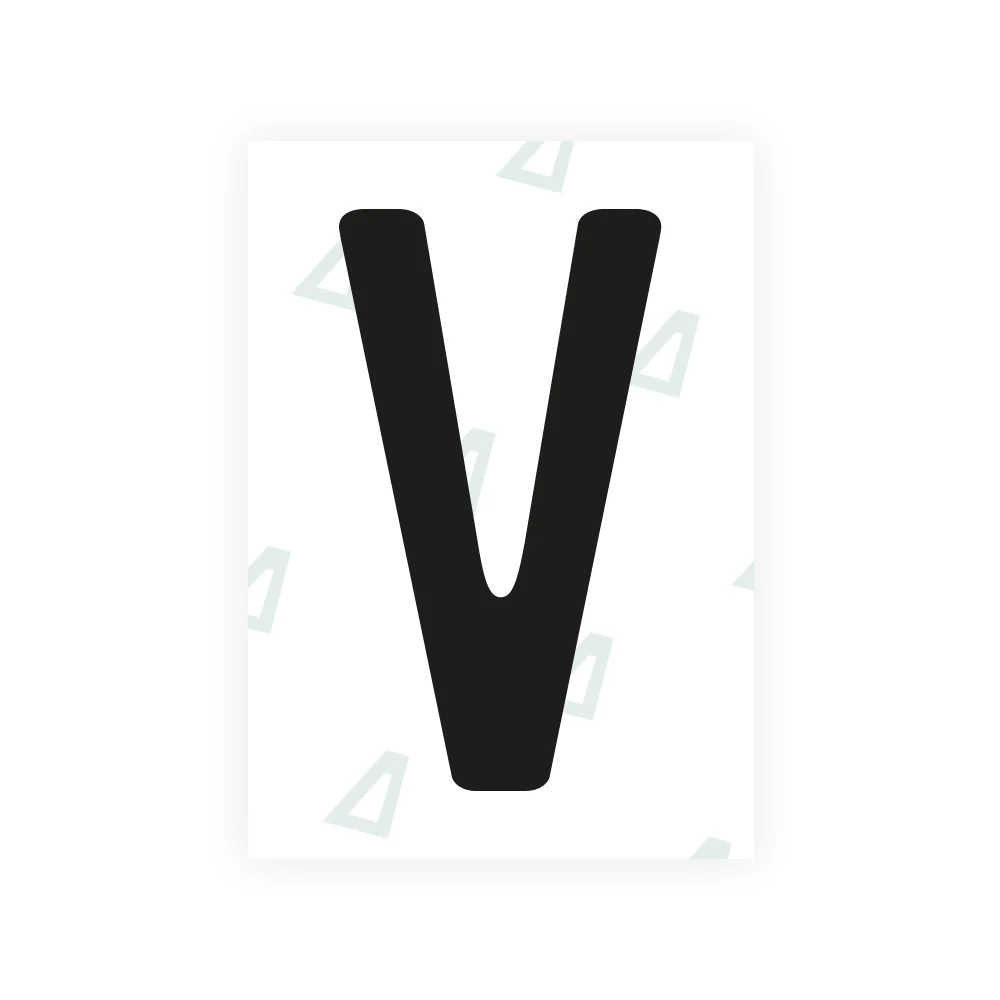 Alite Nanofilm for US (West Virginia 1982) license plates - Symbol "V"
