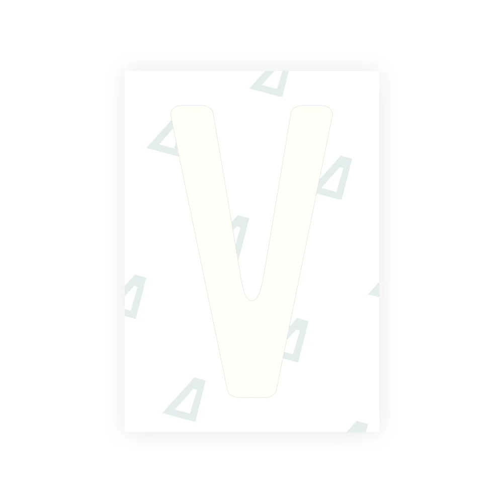 Alite Nanofilm for US (West Virginia 1982) license plates - Symbol "V" - Image 2