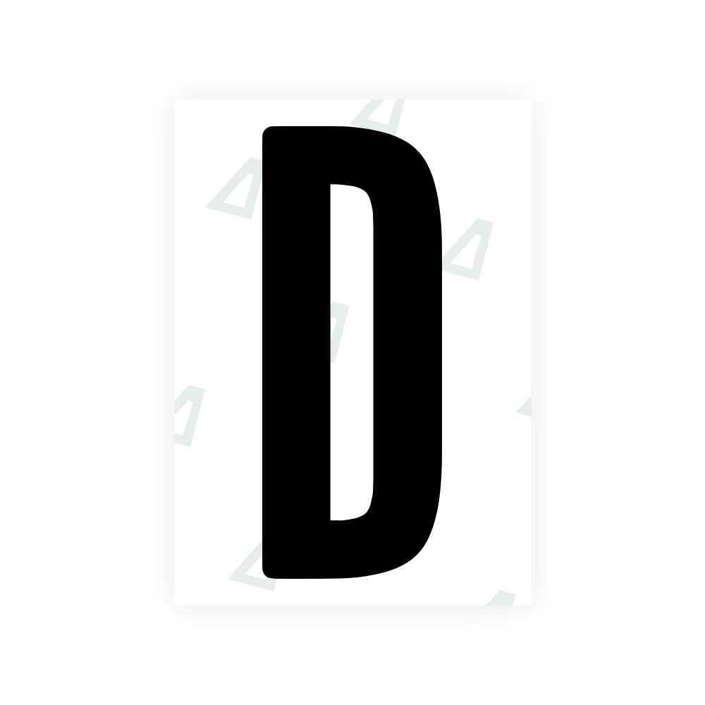 Alite Nanofilm for US (Wyoming 2008) license plates - Symbol "D"