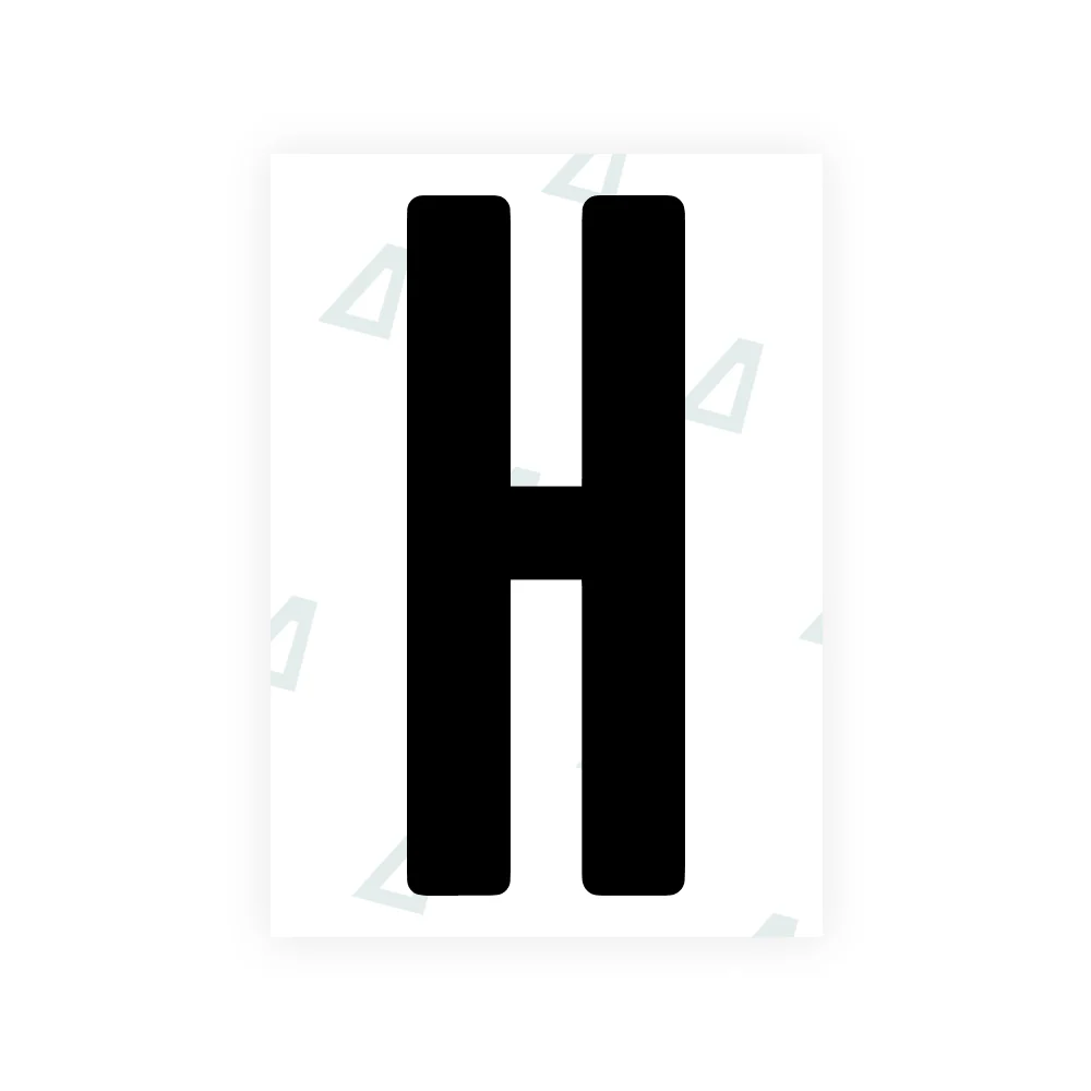 Alite Nanofilm for US (Wyoming 2008) license plates - Symbol "H"
