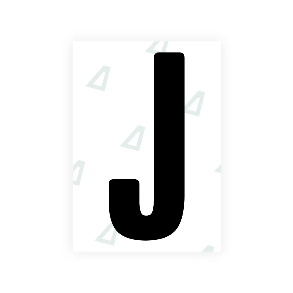 Alite Nanofilm for US (Wyoming 2008) license plates - Symbol "J"