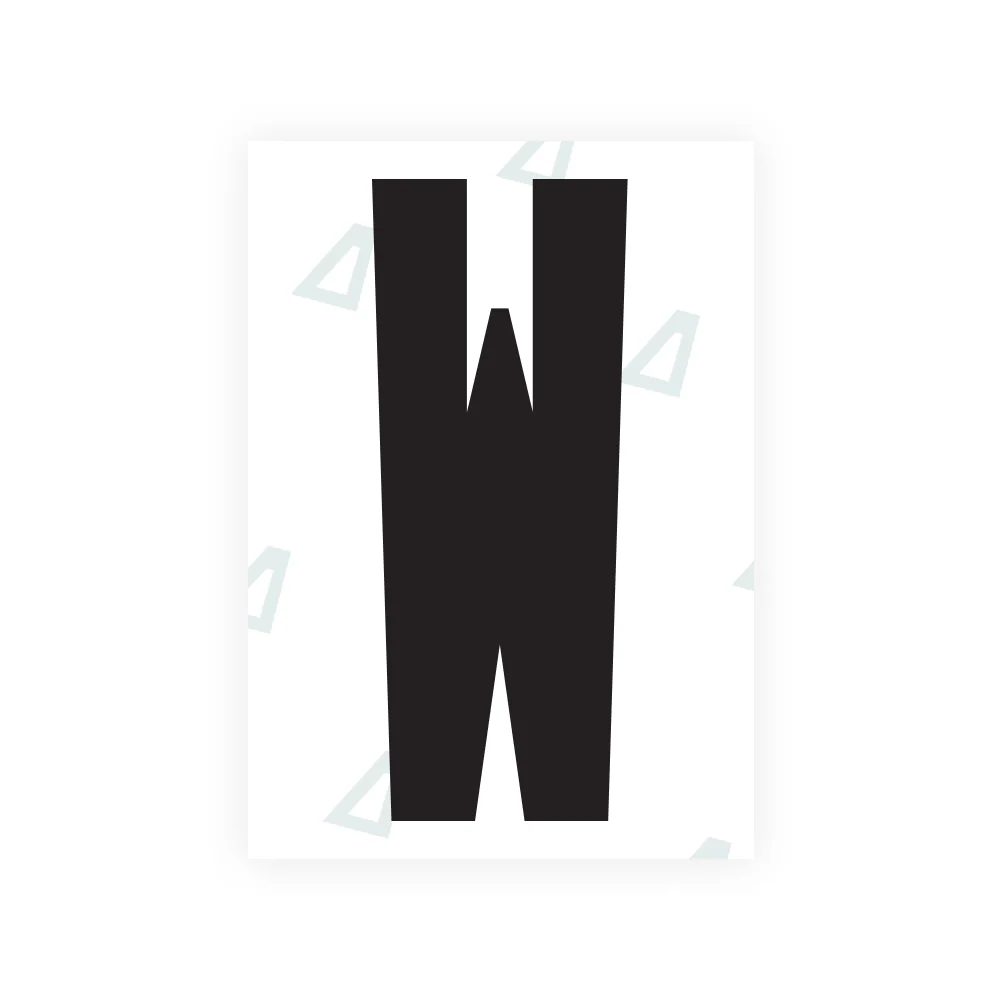 Alite Nanofilm for US (Wyoming 2008) license plates - Symbol "W"
