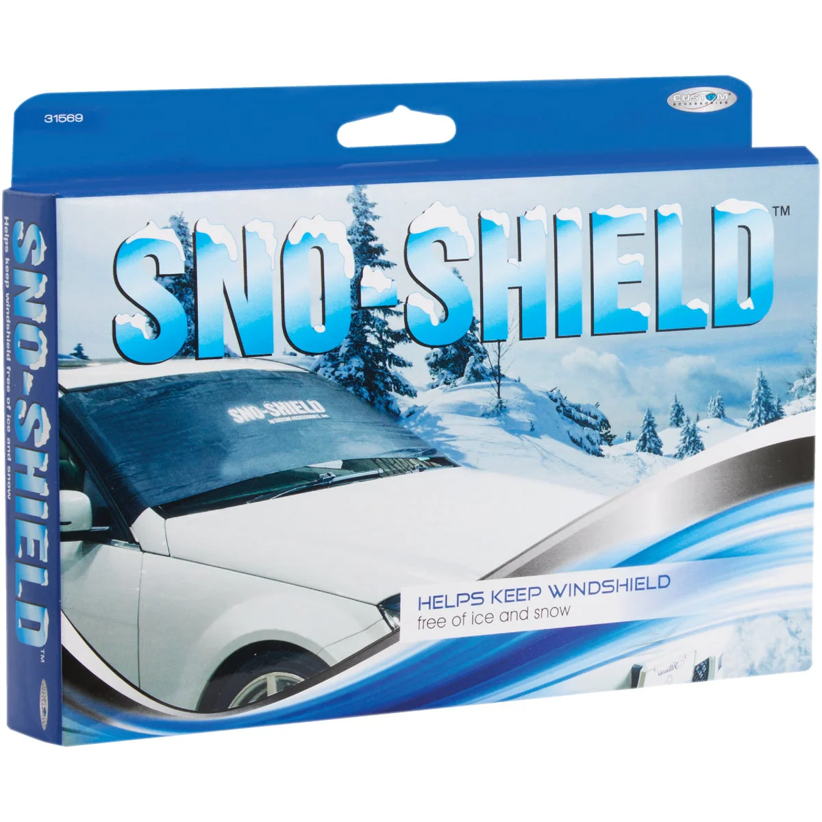 custom accessories Sno-Shield 78 in. Nylon Windshield Cover 31569