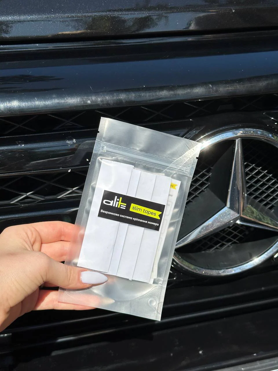 Frameless License Plate Mount Alite™ Slim Tapes (1 Plate) - Image 8